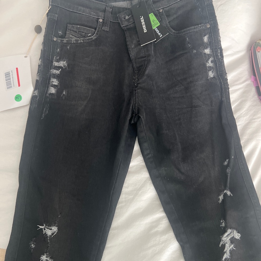 New with tags Diesel jeans!! W26-L32 Black Babhila